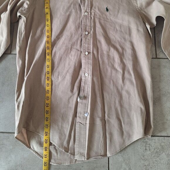 Ralph Lauren Long Sleeve Button Down  Textured Cotton Shirt Men's 15/32 - Picture 6 of 7